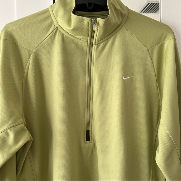 Nike Performance Light Green 1/2 Zip Pullover Size XL - Picture 3 of 10
